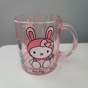 NEW Hello Kitty Pink Easter Bunny Mug
